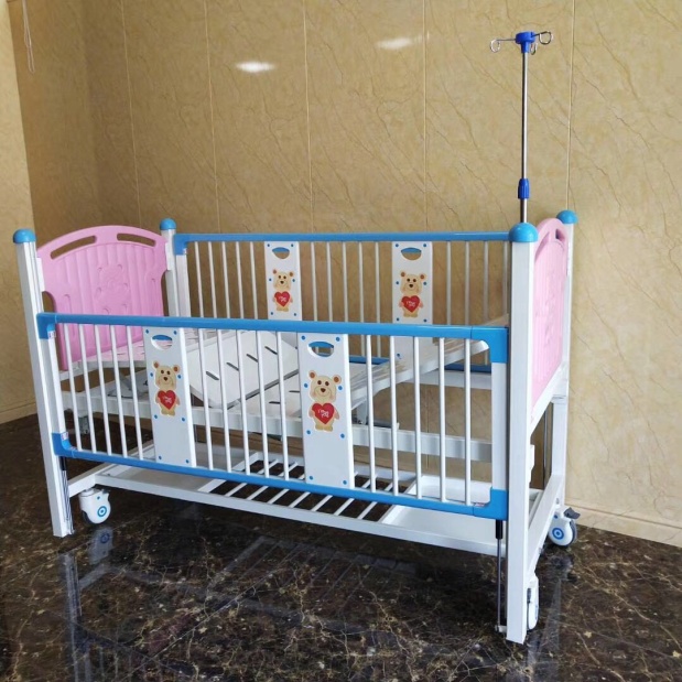 LK-A9柵欄式豪華雙搖兒童護(hù)理床(圖2)